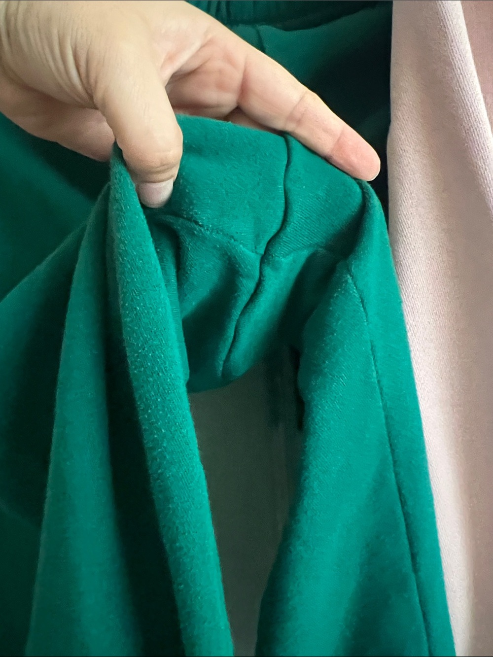 PINK Victoria's Secret Green and Pink Jogger Sweatpants - Picture 8 of 9